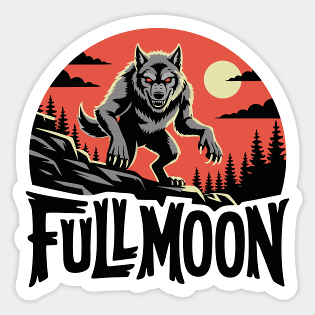 FullMoon Sticker by CreativeSage